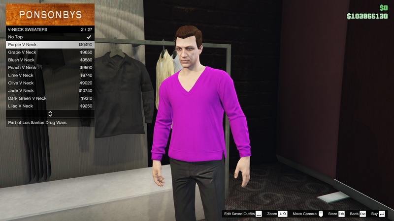 파일:LosSantosDrugWars-GTAOe-MaleTops-VNeckSweaters1-PurpleVNeck.png