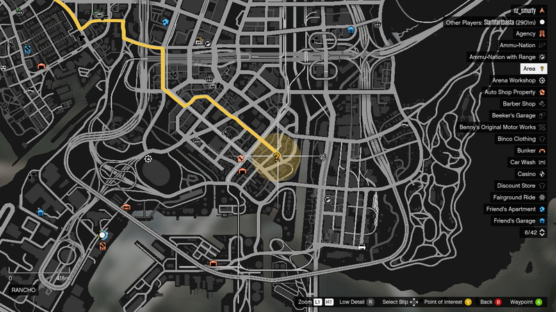 파일:NightclubManagement-GTAOe-EliminateDrugOperation-SearchRancho-Map.png