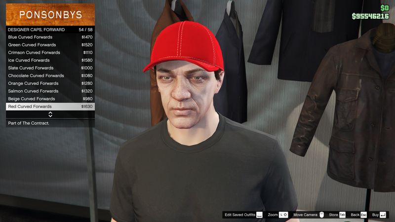 파일:TheContract-GTAOe-MaleHats-DesignerCaps53-RedCurved.png