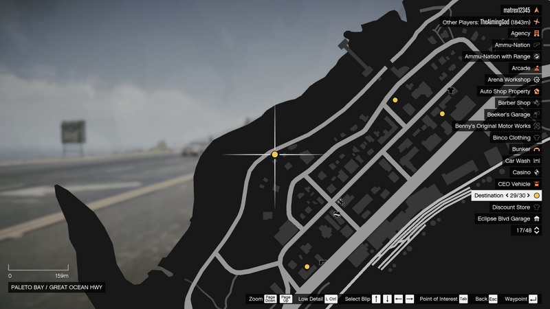 파일:AutoBuyout-GTAOe-PaletoBay-DropOff6Map.png