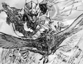 퀸 "생존의 법칙" 일러스트 (작가: Eric Canete)
