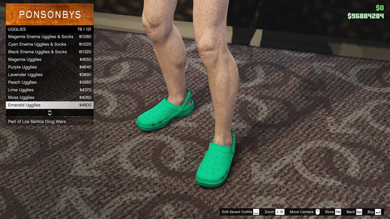파일:LosSantosDrugWars-GTAOe-MaleShoes-Ugglies77-EmeraldUgglies.png