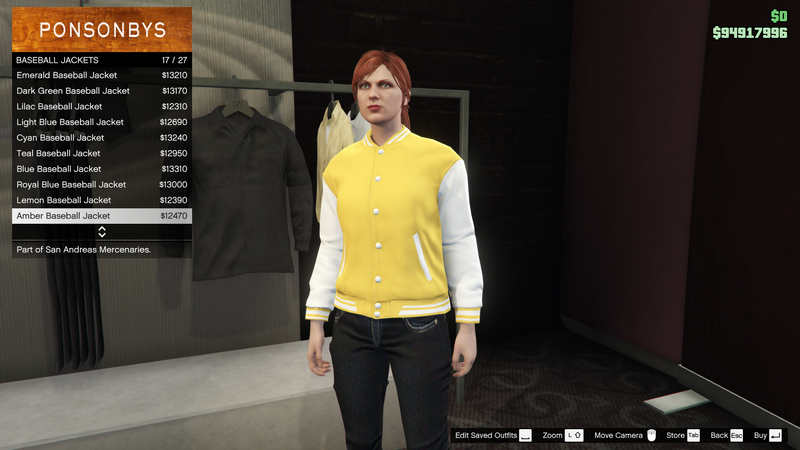 파일:SanAndreasMercenaries-GTAOe-FemaleTops-BaseballJackets16-AmberBaseballJacket.png