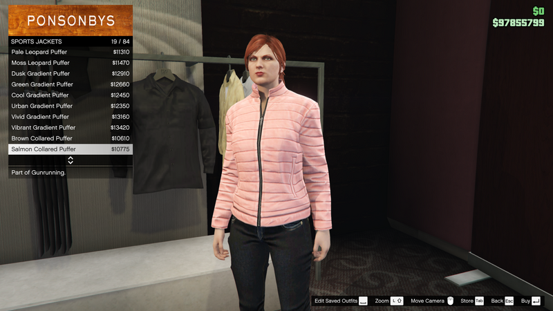 파일:Gunrunning-GTAOe-FemaleTops-SportsJackets2-SalmonCollaredPuffer.png
