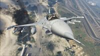 P-996 레이저 액션 이미지 (GTA V)