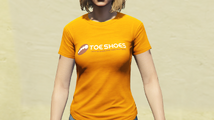 Toe Shoes 티셔츠. (여성)
