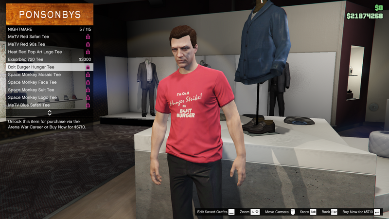 파일:ArenaWar-GTAO-MaleTops-Nightmare5-BoltBurgerHungerTee.png