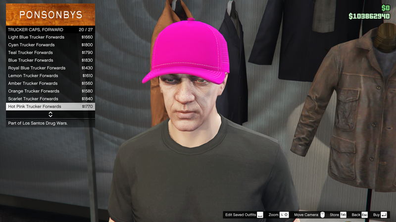 파일:LosSantosDrugWars-GTAOe-MaleHats-TruckerCaps46-HotPinkTrucker.png