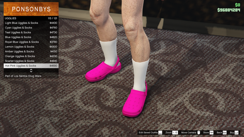 파일:LosSantosDrugWars-GTAOe-MaleShoes-Ugglies114-HotPinkUgglies&Socks.png