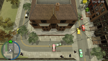 Grand Theft Auto: Chinatown Wars에서의 건물 모습.