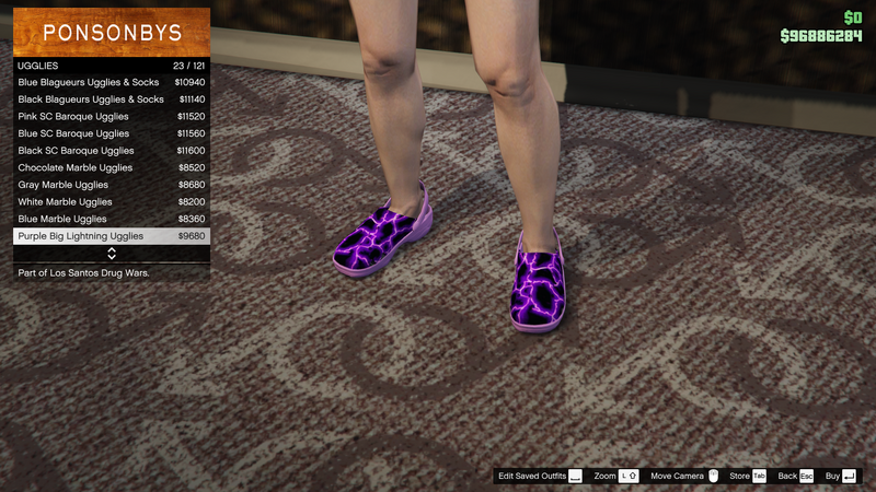 파일:LosSantosDrugWars-GTAOe-FemaleShoes-Ugglies22-PurpleBigLightningUgglies.png