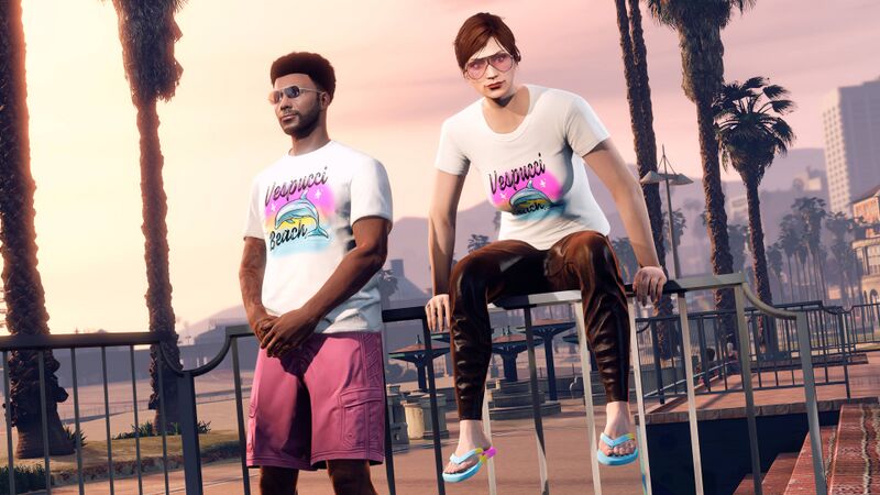 파일:GTA+-June-2024-GTAOee-VespucciBeachTeeAndFlipFlops.jpg