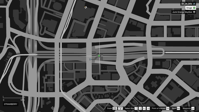 파일:Introduction-GTAOe-LearningTheRopesAlone-Drugs-Map.png