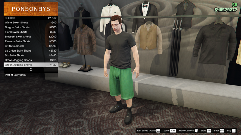 파일:Lowriders-GTAO-MalePants-Shorts2-GreenJoggingShorts.png