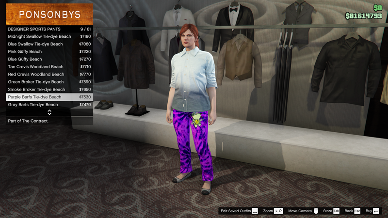 파일:TheContract-GTAOe-FemalePants-DesignerSportsPants9-PurpleBarfsTiedyeBeach.png