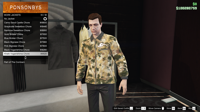 파일:TheContract-GTAOe-MaleTops-WorkJackets9-KhakiYogarishimaChore.png