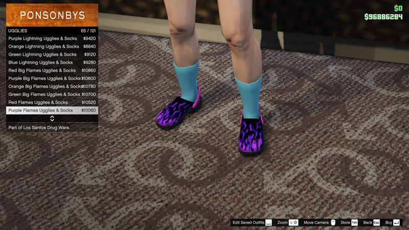 파일:LosSantosDrugWars-GTAOe-FemaleShoes-Ugglies64-PurpleFlamesUgglies&Socks.png