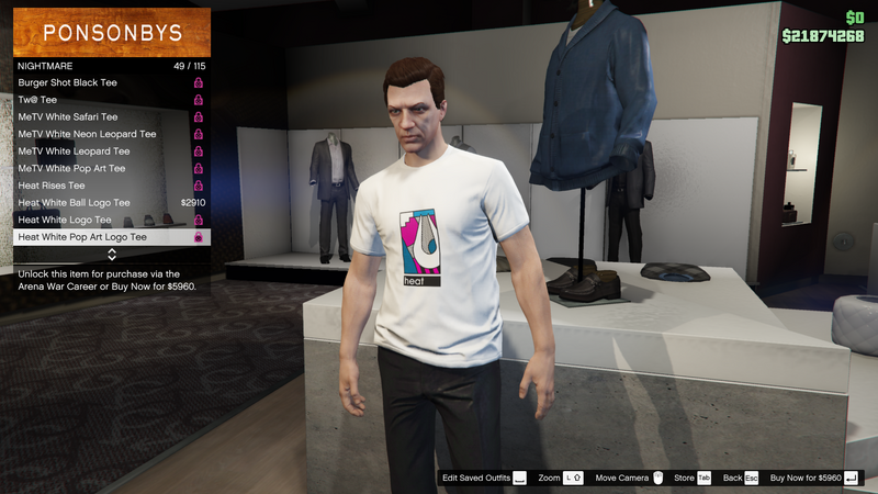 파일:ArenaWar-GTAO-MaleTops-Nightmare49-HeatWhitePopArtLogoTee.png