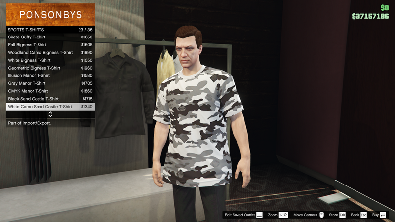 파일:ImportExport-GTAO-MaleTops-SportsTShirts13-WhiteCamoSandCastleTShirt.png