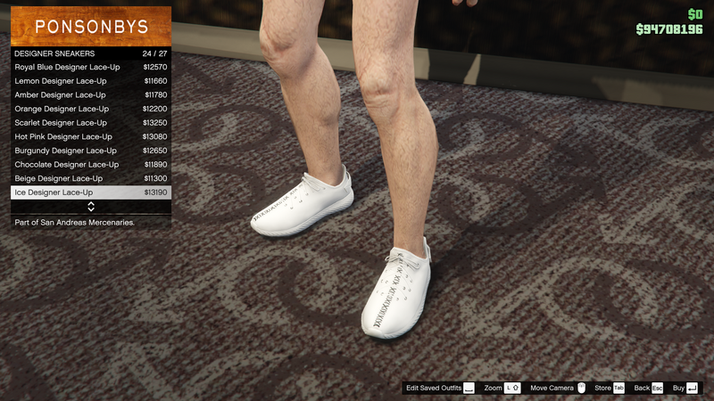 파일:SanAndreasMercenaries-GTAOe-MaleShoes-DesignerSneakers23-IceDesignerLaceUp.png